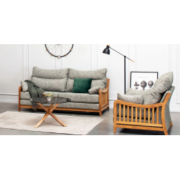 KIPARISAS sofa su ąžuolo porankiais