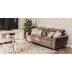DELUX sofa su reguliuojamais galvos atlošais