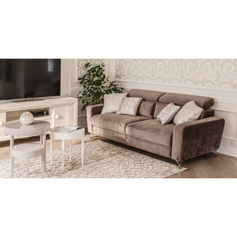 DELUX sofa su reguliuojamais galvos atlošais