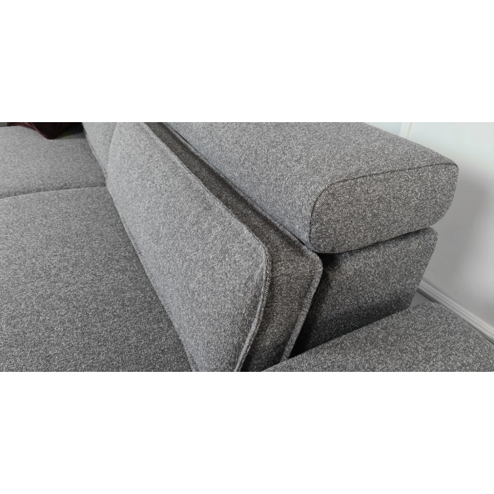 DELUX sofa su reguliuojamais galvos atlošais