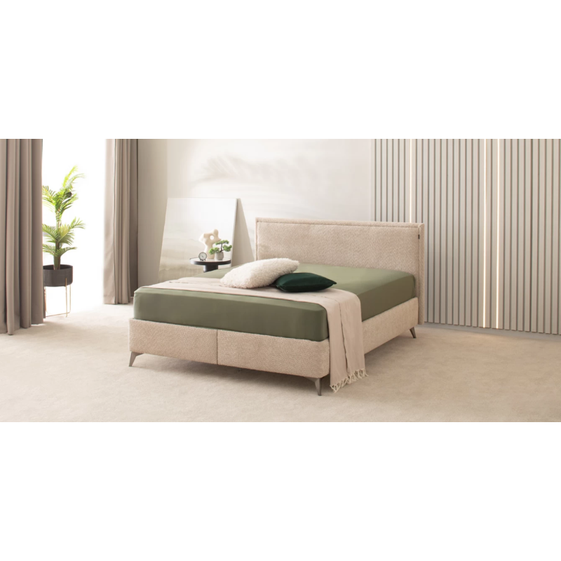 Dvigulė lova su patalynės dėže ir apšvietimu