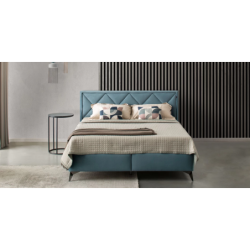 Dvigulė lova su apšvietimu ir patalynės dėže