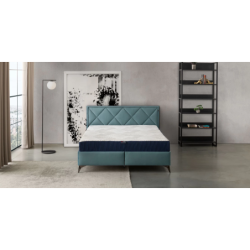 Dvigulė lova su apšvietimu ir patalynės dėže