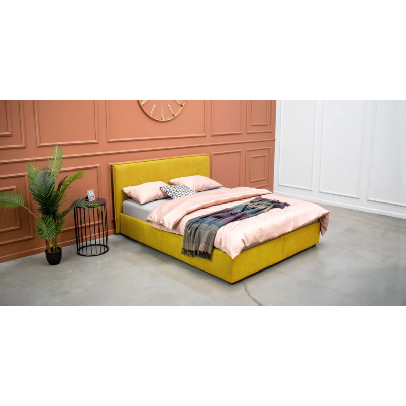 Dvigulė lova su patalynės dėže ir apšvietimu | 140–180 cm