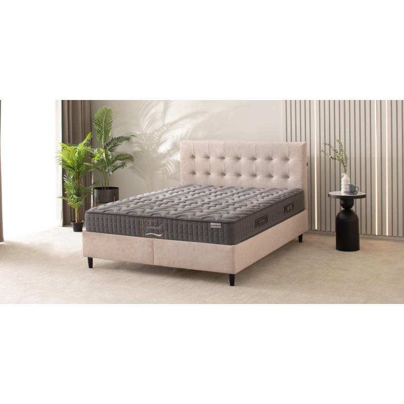 Dvigulė lova su patalynės dėže | 140–180 cm