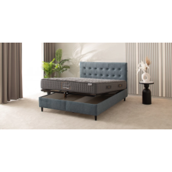 Dvigulė lova su patalynės dėže | 140–180 cm