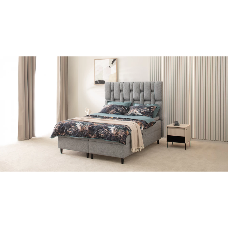 Dvigulė lova su čiužiniu, antčiužiniu ir dėže