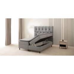 Dvigulė lova su čiužiniu, antčiužiniu ir dėže