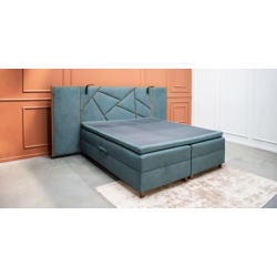 Dvigulė lova su čiužiniu, apšvietimu ir USB