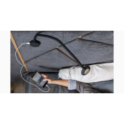 Dvigulė lova su čiužiniu, apšvietimu ir USB