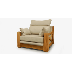 MAGRĖ-9 fotelis su ąžuolo porankiais