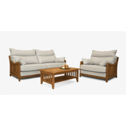 KIPARISAS fotelis su ąžuolo porankiais