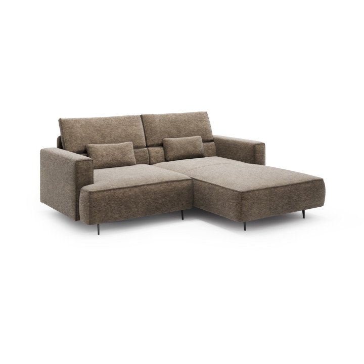 Kenzo kampinė sofa su gilia sėdimąja dalimi