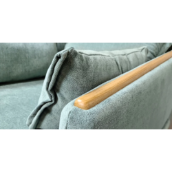 JAZZ fotelis su mediniais porankiais