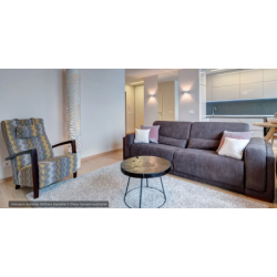 MIRA fotelis su ąžuolo porankiais