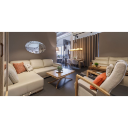 MIRA fotelis su ąžuolo porankiais