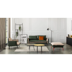 LOFT fotelis su metalinėmis kojelėmis