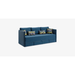 Sofa-lova su patalynės dėže 160×200 – audinių pasirinkimas