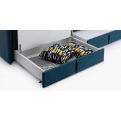 Sofa-lova su patalynės dėže 160×200 – audinių pasirinkimas