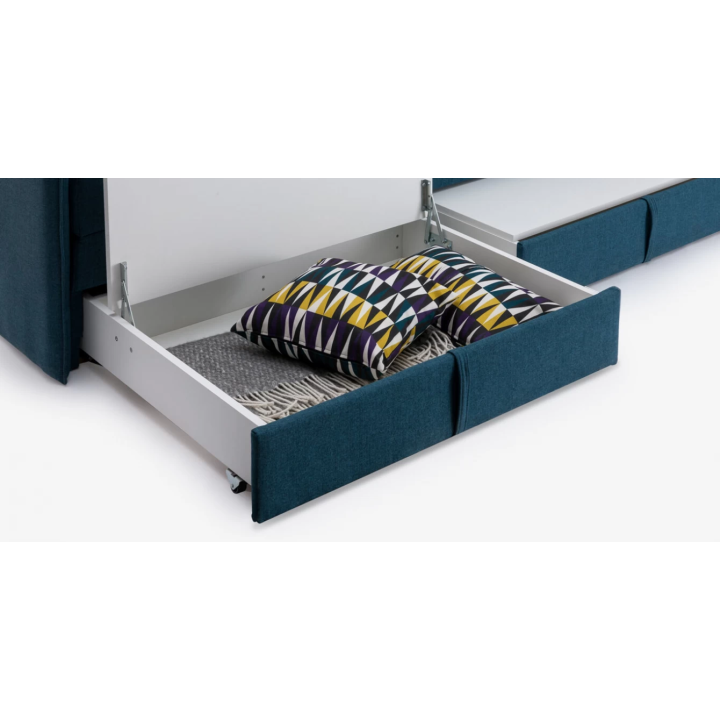 Sofa-lova su patalynės dėže 160×200 – audinių pasirinkimas