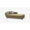 Vienvietė sofa-lova su patalynės dėže 90×195