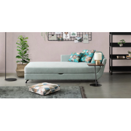 Sofa-lova 90×195 su patalynės dėže – audinių pasirinkimas