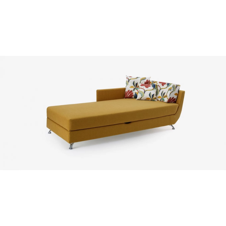 Sofa-lova 90×195 su patalynės dėže – audinių pasirinkimas