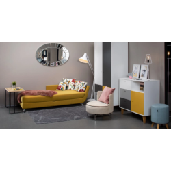 Sofa-lova 90×195 su patalynės dėže – audinių pasirinkimas