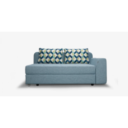 Kompaktiška kušetė LUKAS su daiktadėže