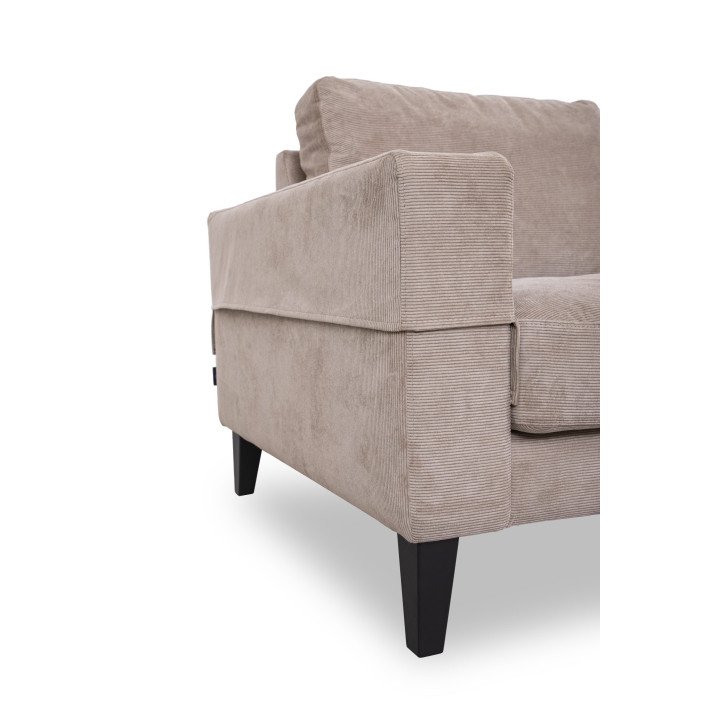 Sofa Lemon – solidus dizainas su bankete