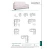 Dvivietė sofa Comfort – klasikinis komfortas