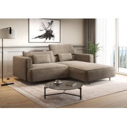 Kenzo kampinė sofa su gilia sėdimąja dalimi