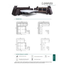Sofa Lorenzo su miegojimo funkcija – Chester stilius