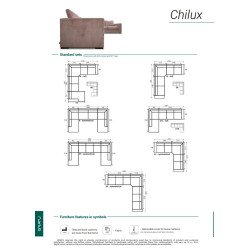 Minkštas kampas CHILUX – modernus ir patogus