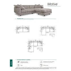 Kampinė sofa MOTIVE – Lietuvos metų gaminys