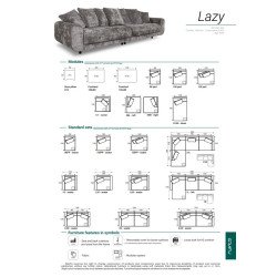 Minkštas kampas LAZY – maksimalus komfortas