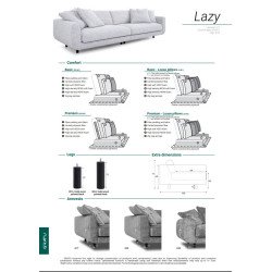 Minkštas kampas LAZY – maksimalus komfortas