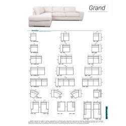 Minkštas kampas GRAND – modernus minimalizmas