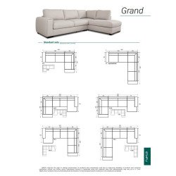 Minkštas kampas GRAND – modernus minimalizmas