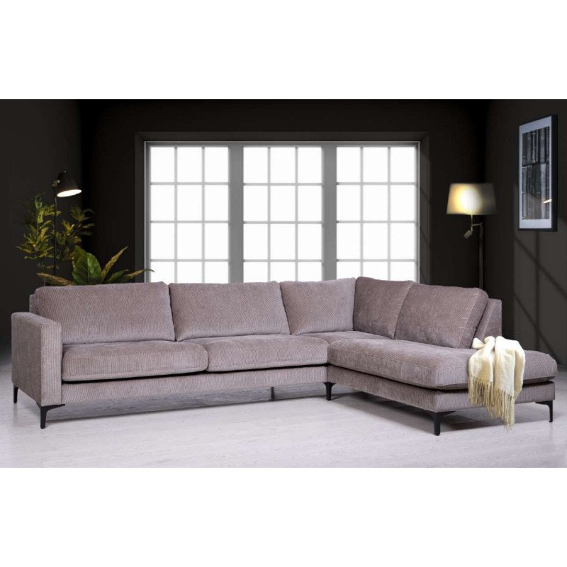 Minkštas kampas Caprice su lounge dalimi