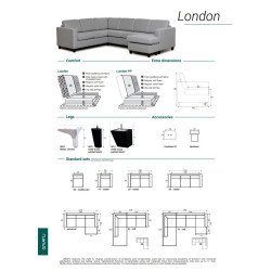 Minkštas kampas London – universalus sprendimas