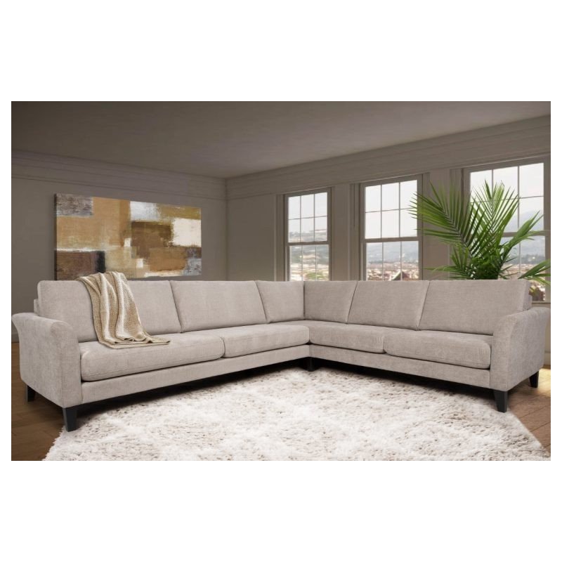 Minkštas kampas Lemon – elegantiškas dizainas