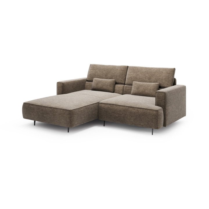 Kenzo kampinė sofa su šezlongu ir patalynės dėže