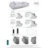 Sofa Lazy – modernus komfortas