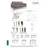 Sofa Dublin – modernus paprastumas