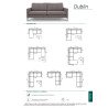 Sofa Dublin – modernus paprastumas