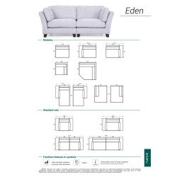 Sofa Eden – jaukus modernus komfortas