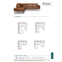 Sofa Royan – nesenstantis klasikinis dizainas