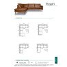 Sofa Royan – nesenstantis klasikinis dizainas
