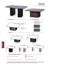 Išskleidžiamas valgomojo stalas su ąžuolo lukštu